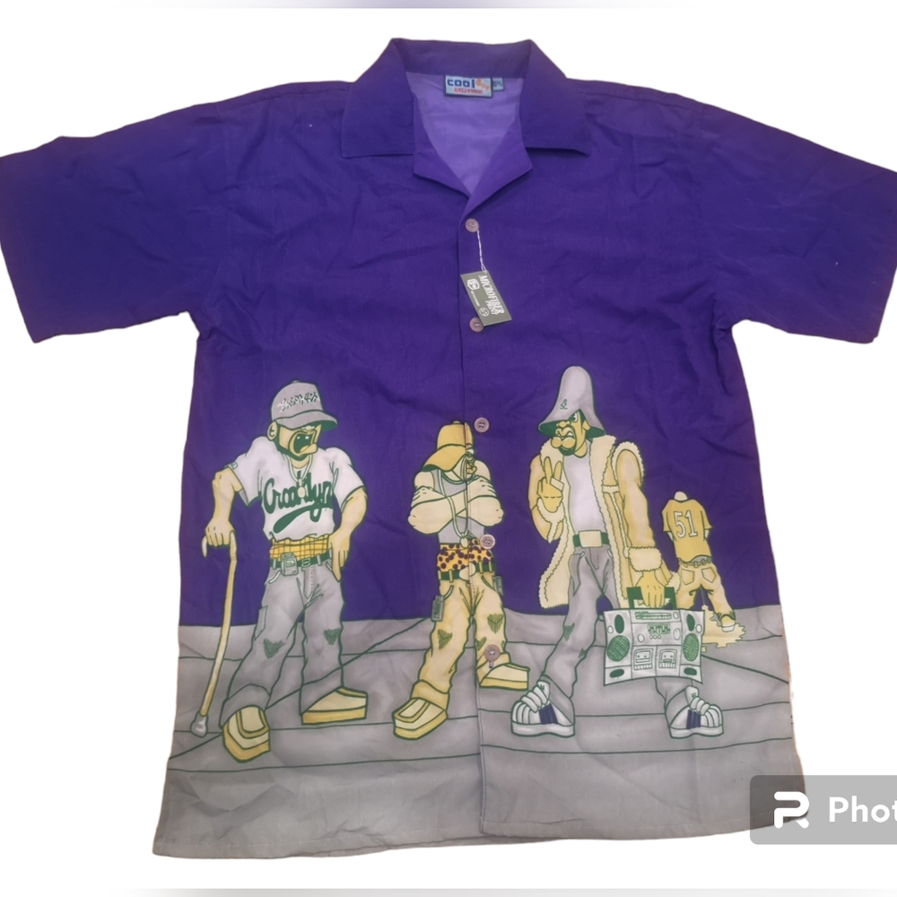 New Vintage 90's  cool silk shirt